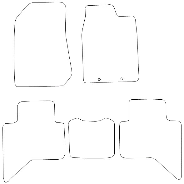 Isuzu Dmax MK2 Car Mats